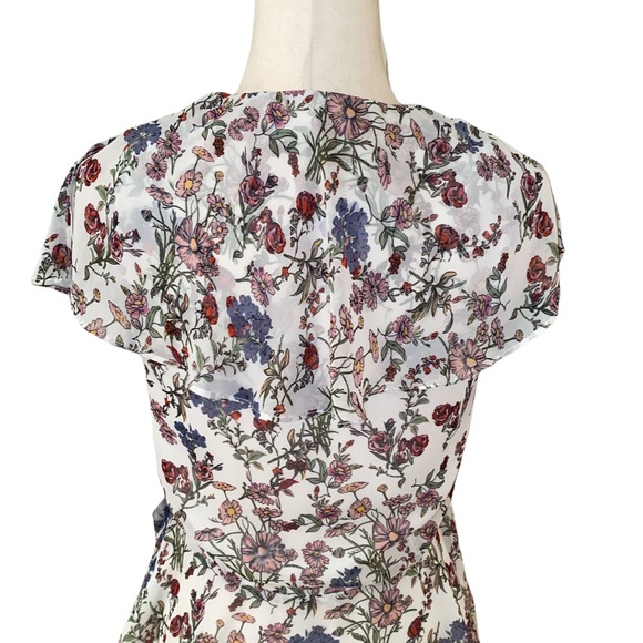 Lulu’s Lucrezia Floral Wrap Top M LAST PRICE DROP B4 DONATION - Picture 8 of 15